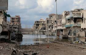 Not Gaza but Sirte, Libya after benefiting from NATO "defence" expenditure.