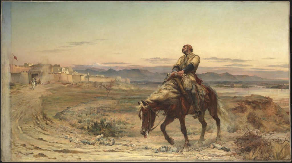 The Remnants of an Army 1879 by Elizabeth Butler (Lady Butler) 1846-1933