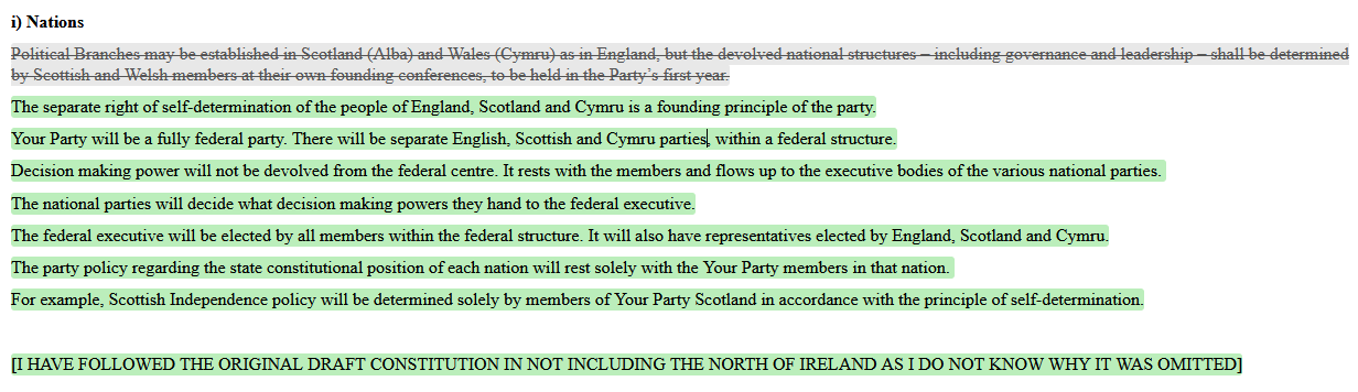 Urgent – We Need a Federal Your Party